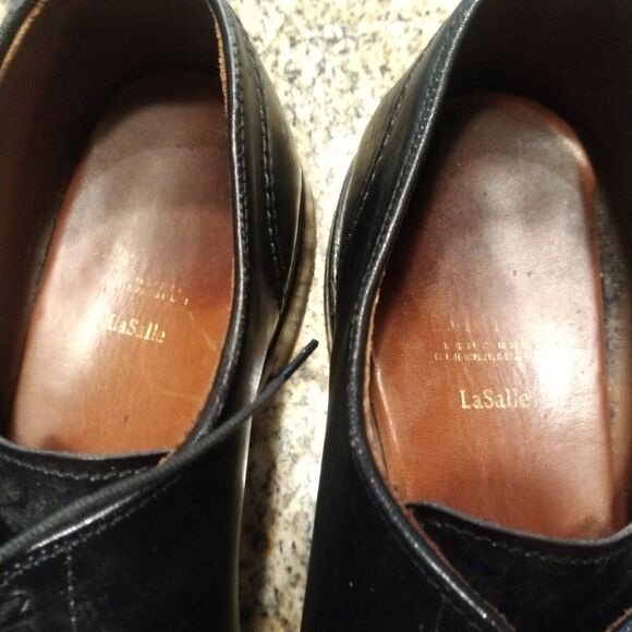 Allen Edmonds Lasalle Black Leather Dress Comfort Oxfords Men\'s Size 12 D main image 10